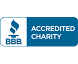 Accredited by the Better Business Bureau as a charity.