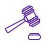 Debt Settlement Icon Purple