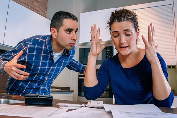 Couple Arguing About Joint Debts