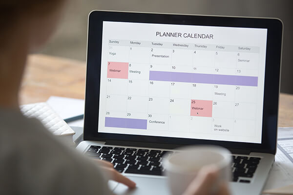 Adding Webinar To The Calendar