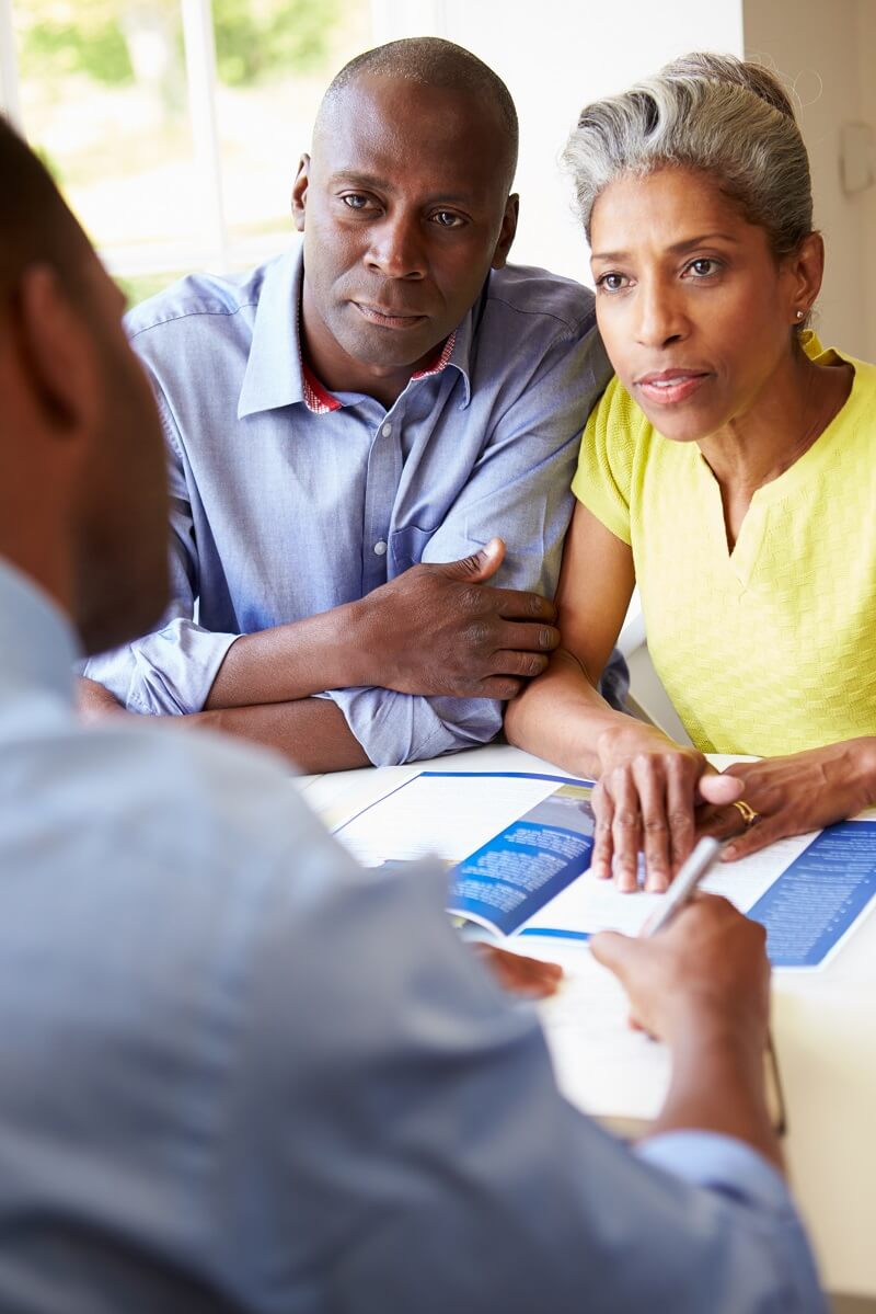 Woman Concerned About Cash Advance Interest Rate