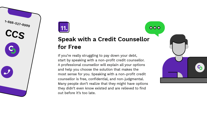 12 Ways Out of Debt - Speak with a Credit Counsellor