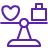 work life balance icon purple