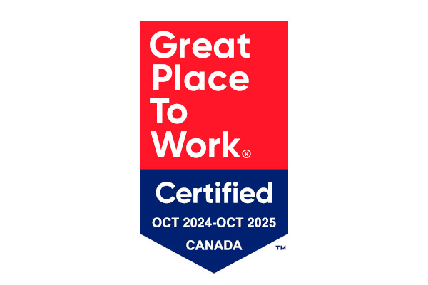 Great Place to Work Certified for 2024 to 2025.