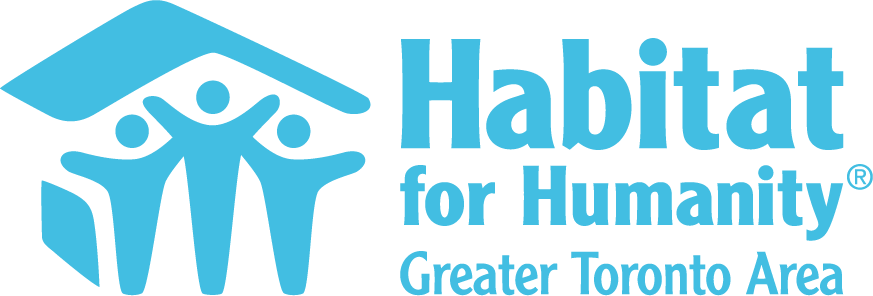 Habitat for Humanity GTA Horizontal Blue Logo