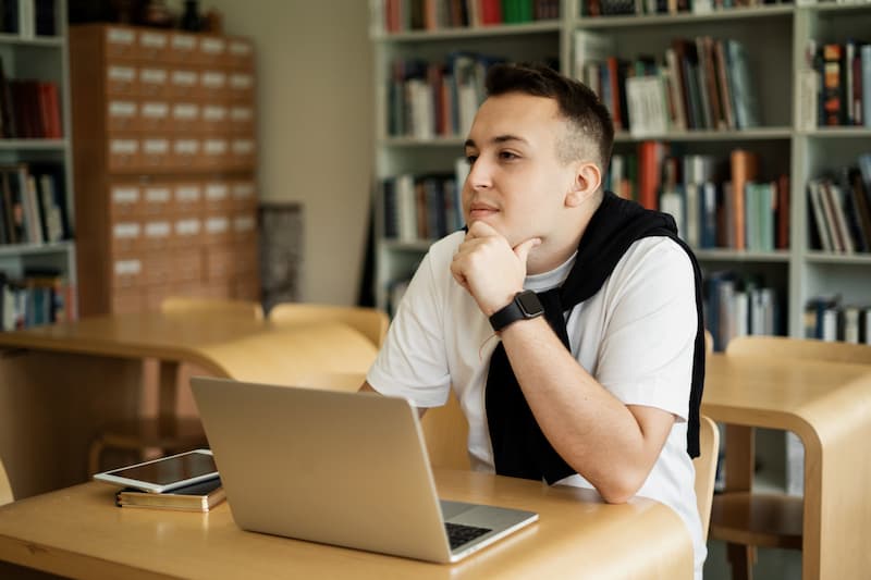 first-year student in university class